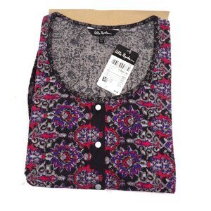 Ulla Popken Medallion Print Sofia Knit Tunic 28/30 New